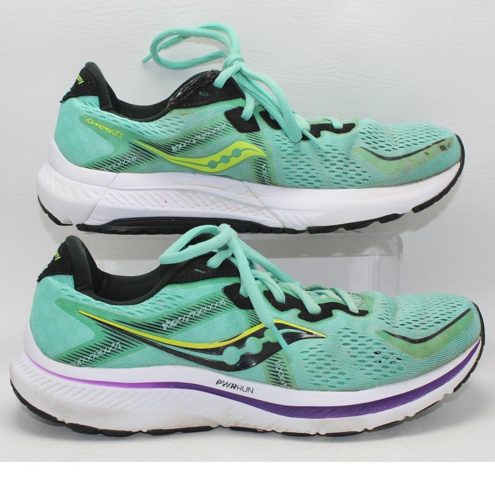 Saucony Omni 15 Womens‎ Running Shoes Aqua Lime S10681-26 Size 9.5